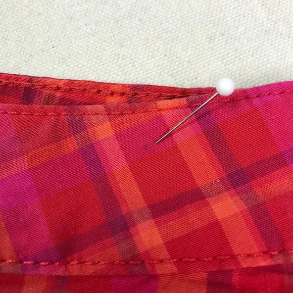 Lee Red Plaid Shorts - Picture 12 of 16